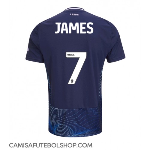 Camisa de time de futebol Leeds United Daniel James #7 Replicas 3º Equipamento 2024-25 Manga Curta